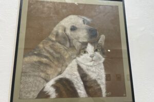 21.02.2026. Sandomierz. Biuro Wystaw Artystycznych Sandomierz. Wystawa „Bestiarium” Karoliny Dousa-Bik / Fot. Grażyna Szlęzak-Wójcik - Radio Kielce