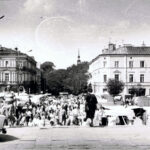 Kielce. Ulica Mickiewicza. 1991 rok / źródło: fotopolska.eu