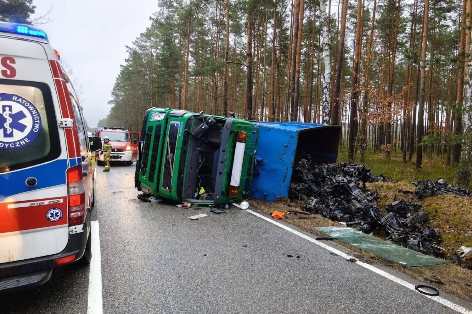 25.02.2026. Nowy Kazanów / Fot. PSP Końskie