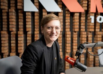 18.02.2026. Radio Kielce. Rozmowa Dnia. Na zdjęciu: Agata Wojda, prezydent Kielc / Fot. Piotr Kwaśniewski - Radio Kielce
