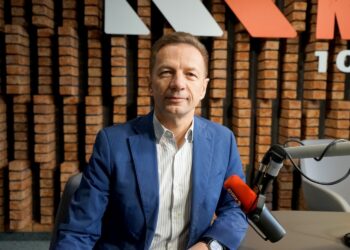 19.02.2026. Radio Kielce. Rozmowa Dnia. Na zdjęciu: Rafał Kasprzyk - świętokrzyski poseł klubu parlamentarnego Centrum / Fot. Piotr Kwaśniewski - Radio Kielce