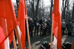 27.02.2026. Końskie. Upamiętnionie zamordowanych przez Urząd Bezpieczeństwa żołnierzy niezłomnych / Fot. Magdalena Galas-Klusek - Radio Kielce