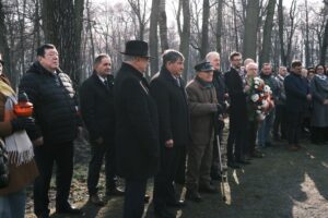 27.02.2026. Końskie. Upamiętnionie zamordowanych przez Urząd Bezpieczeństwa żołnierzy niezłomnych / Fot. Magdalena Galas-Klusek - Radio Kielce