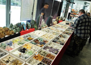 28.02.2026 Kielce. KCK. Giełda Minerałów, Biżuterii i Skamieniałości  / Fot. Jarosław Kubalski - Radio Kielce