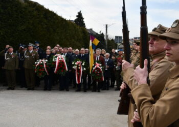 08.03.2026. Bieliny. Obchody 82. rocznicy zamordowania mieszkańców przez hitlerowców. / Fot. Agnieszka Kopacz - Urząd Gminy Bieliny