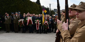 08.03.2026. Bieliny. Obchody 82. rocznicy zamordowania mieszkańców przez hitlerowców. / Fot. Agnieszka Kopacz - Urząd Gminy Bieliny
