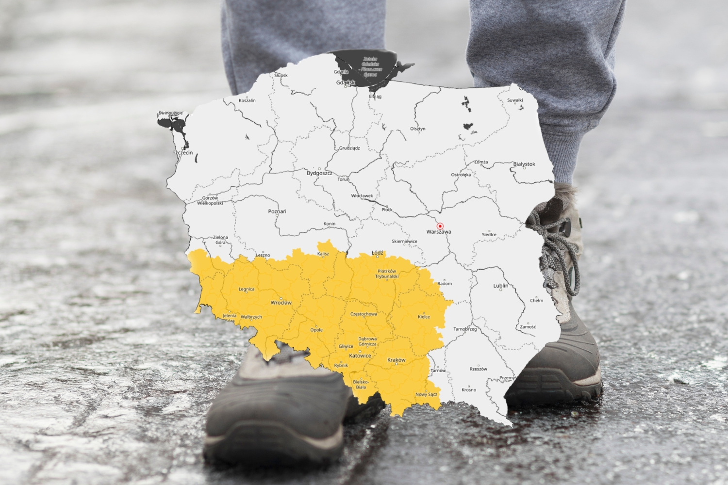 IMGW ostrzega przed oblodzeniem i intensywnymi opadami śniegu