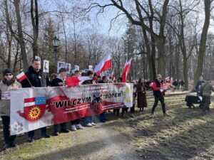 27.02.2026. Końskie. Upamiętnionie zamordowanych przez Urząd Bezpieczeństwa żołnierzy niezłomnych / Fot. Magdalena Galas-Klusek - Radio Kielce
