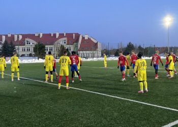 31.01.2026. Nowiny. Sparing: Korona II Kielce - Raków II Częstochowa / Fot. Kamil Król - Radio Kielce