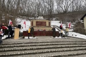 07.02.2026. Sandomierz. Marsz Szlakiem Puławiaków - Powstańców Styczniowych / Fot. Grażyna Szlęzak-Wójcik - Radio Kielce