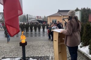 07.02.2026. Sandomierz. Marsz Szlakiem Puławiaków - Powstańców Styczniowych / Fot. Grażyna Szlęzak-Wójcik - Radio Kielce