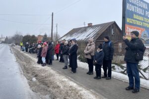 07.02.2026. Sandomierz. Marsz Szlakiem Puławiaków - Powstańców Styczniowych / Fot. Grażyna Szlęzak-Wójcik - Radio Kielce