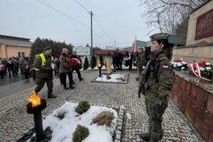 07.02.2026. Sandomierz. Marsz Szlakiem Puławiaków - Powstańców Styczniowych / Fot. Grażyna Szlęzak-Wójcik - Radio Kielce
