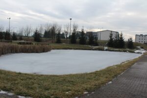 10.02.2026. Kije. Zbiorniki wodne / Fot. Marta Gajda-Kruk - Radio Kielce