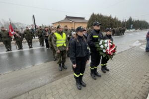 07.02.2026. Sandomierz. Marsz Szlakiem Puławiaków - Powstańców Styczniowych / Fot. Grażyna Szlęzak-Wójcik - Radio Kielce