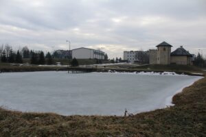 10.02.2026. Kije. Zbiorniki wodne / Fot. Marta Gajda-Kruk - Radio Kielce