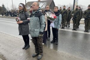 07.02.2026. Sandomierz. Marsz Szlakiem Puławiaków - Powstańców Styczniowych / Fot. Grażyna Szlęzak-Wójcik - Radio Kielce