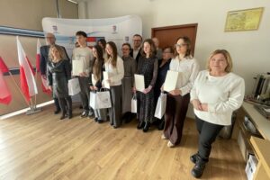 Uczniowie z powiatu sandomeirskiego ze stypednium premiera