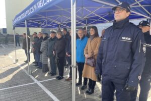 27.02.2026. Opatów. Otwarcie Komendy Powiatowej Policji w Opatowie / Fot. Grażyna Szlęzak-Wójcik - Radio Kielce