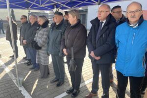 27.02.2026. Opatów. Otwarcie Komendy Powiatowej Policji w Opatowie / Fot. Grażyna Szlęzak-Wójcik - Radio Kielce