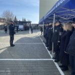 27.02.2026. Opatów. Otwarcie Komendy Powiatowej Policji w Opatowie / Fot. Grażyna Szlęzak-Wójcik - Radio Kielce