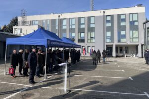 27.02.2026. Opatów. Otwarcie Komendy Powiatowej Policji w Opatowie / Fot. Grażyna Szlęzak-Wójcik - Radio Kielce