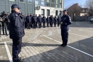 27.02.2026. Opatów. Otwarcie Komendy Powiatowej Policji w Opatowie / Fot. Grażyna Szlęzak-Wójcik - Radio Kielce