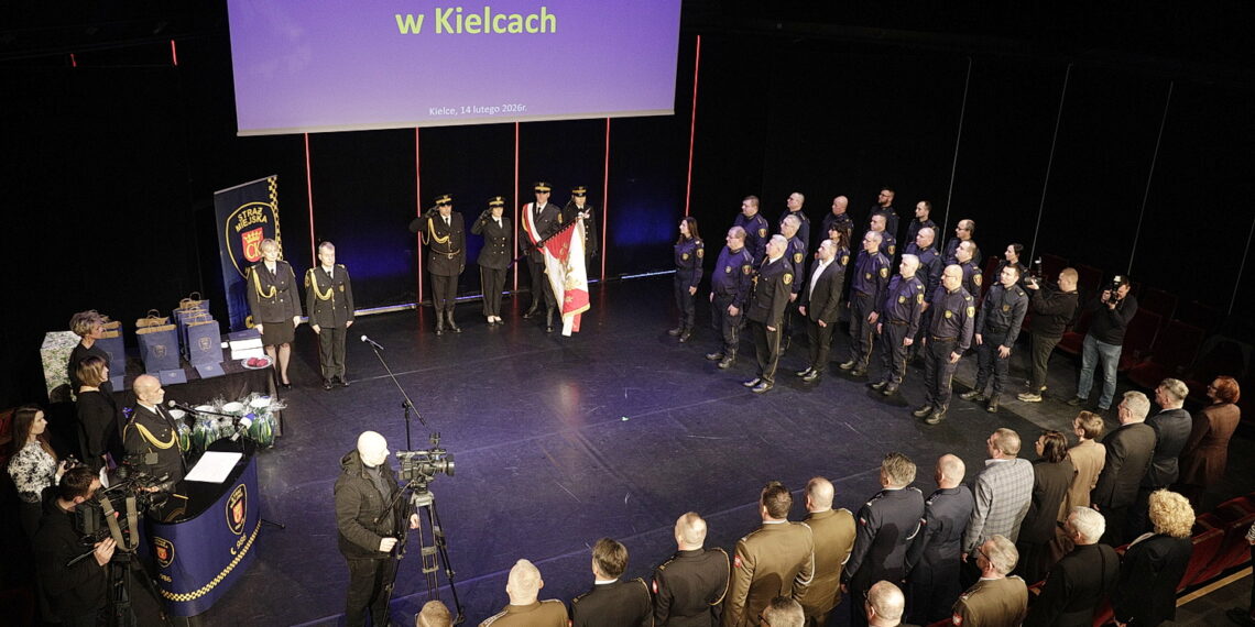 13.02.2026 Kielce. Uroczystość 35 - lecia Straży Miejskiej w Kielcach / Fot. Jarosław Kubalski - Radio Kielce