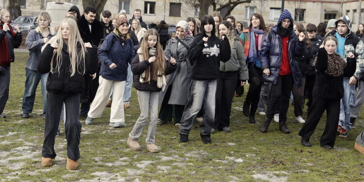 13.02.2026 Kielce. Happening "Taniec przeciwko przemocy" / Fot. Jarosław Kubalski - Radio Kielce