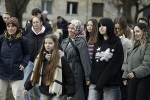 Kielce. Happening "Taniec przeciwko przemocy" - Radio Kielce