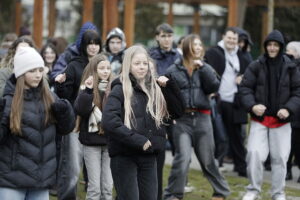 Kielce. Happening "Taniec przeciwko przemocy" - Radio Kielce