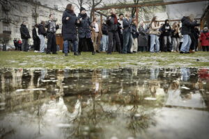 Kielce. Happening "Taniec przeciwko przemocy" - Radio Kielce