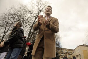 Kielce. Happening "Taniec przeciwko przemocy" - Radio Kielce