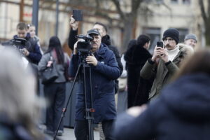 Kielce. Happening "Taniec przeciwko przemocy" - Radio Kielce