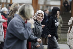 Kielce. Happening "Taniec przeciwko przemocy" - Radio Kielce