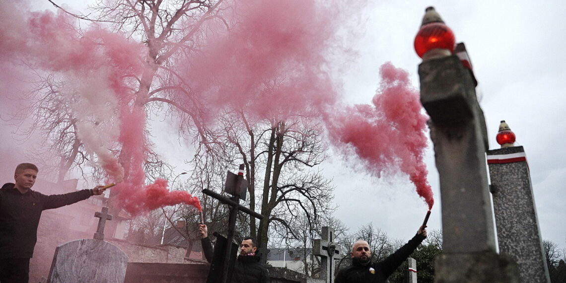 14.02.2026 Kielce. Narodowy Dzień Pamięci Żołnierzy Armii Krajowej. Uroczystość na Cmentarzu Starym / Fot. Jarosław Kubalski - Radio Kielce