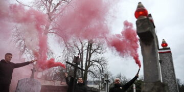14.02.2026 Kielce. Narodowy Dzień Pamięci Żołnierzy Armii Krajowej. Uroczystość na Cmentarzu Starym / Fot. Jarosław Kubalski - Radio Kielce