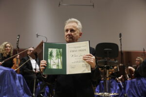 20.02.2026. Kielce. Filharmonia Świętokrzyska. Koncert „Puszcza Jodłowa”, podczas którego odbył się finał Międzynarodowego Konkursu Kompozytorskiego „Żeromski 2025” / Fot. Jarosław Kubalski - Radio Kielce