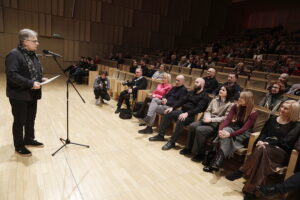 20.02.2026. Kielce. Filharmonia Świętokrzyska. Koncert „Puszcza Jodłowa”, podczas którego odbył się finał Międzynarodowego Konkursu Kompozytorskiego „Żeromski 2025” / Fot. Jarosław Kubalski - Radio Kielce
