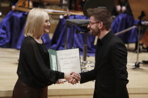 20.02.2026. Kielce. Filharmonia Świętokrzyska. Koncert „Puszcza Jodłowa”, podczas którego odbył się finał Międzynarodowego Konkursu Kompozytorskiego „Żeromski 2025” / Fot. Jarosław Kubalski - Radio Kielce