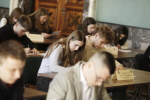 27.02.2026. Kielce. WDK. 5. edycja Konkursu Wiedzy o Ziemi Świętokrzyskiej / Fot. Jarosław Kubalski - Radio Kielce