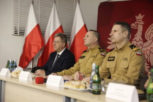 27.02.2026. Kielce. Narada Roczna Kadry Kierowniczej Komendy Wojewódzkiej Państwowej Straży Pożarnej w Kielcach / Fot. Jarosław Kubalski - Radio Kielce