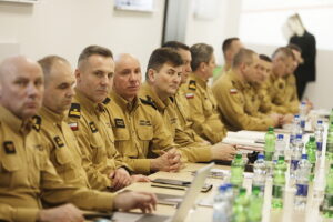 27.02.2026. Kielce. Narada Roczna Kadry Kierowniczej Komendy Wojewódzkiej Państwowej Straży Pożarnej w Kielcach / Fot. Jarosław Kubalski - Radio Kielce