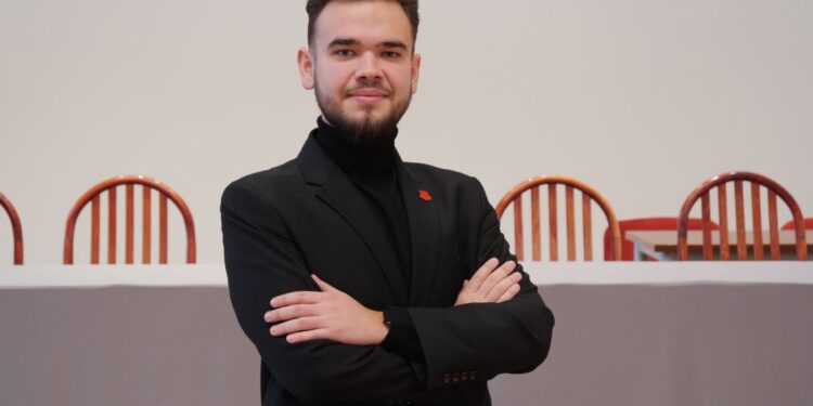 Na zdjęciu: Mateusz Fitas / Fot. Michał Brzoza UJK