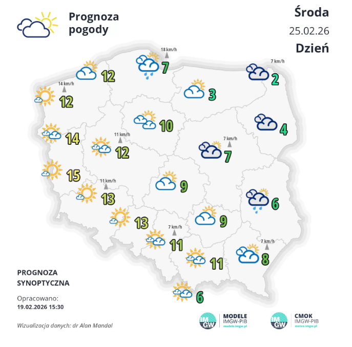 Koniec białego puchu. Zdmuchnie go powiew ciepła - Radio Kielce