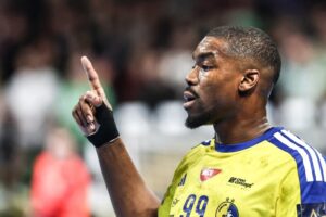 26.02.2026. Berlin. Mecz Industria Kielce - Fuchse Berlin / Fot. PAP/EPA/FILIP SINGER