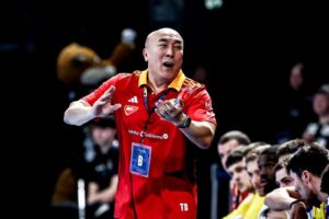 26.02.2026. Berlin. Mecz Industria Kielce - Fuchse Berlin / Fot. PAP/EPA/FILIP SINGER