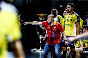 26.02.2026. Berlin. Mecz Industria Kielce - Fuchse Berlin / Fot. PAP/EPA/FILIP SINGER