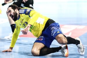 26.02.2026. Berlin. Mecz Industria Kielce - Fuchse Berlin / Fot. PAP/EPA/FILIP SINGER