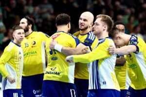 26.02.2026. Berlin. Mecz Industria Kielce - Fuchse Berlin / Fot. PAP/EPA/FILIP SINGER